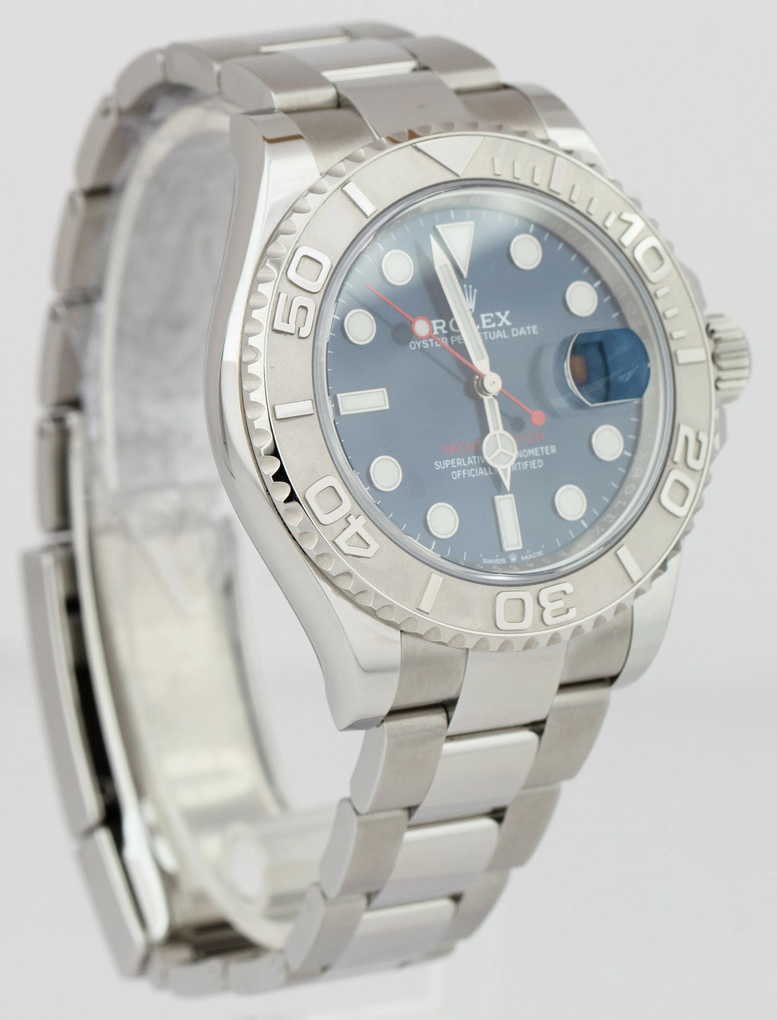 Rolex Yacht-Master 40mm Blue Stainless Steel Oyster Dive Watch 126622 BOX CARD