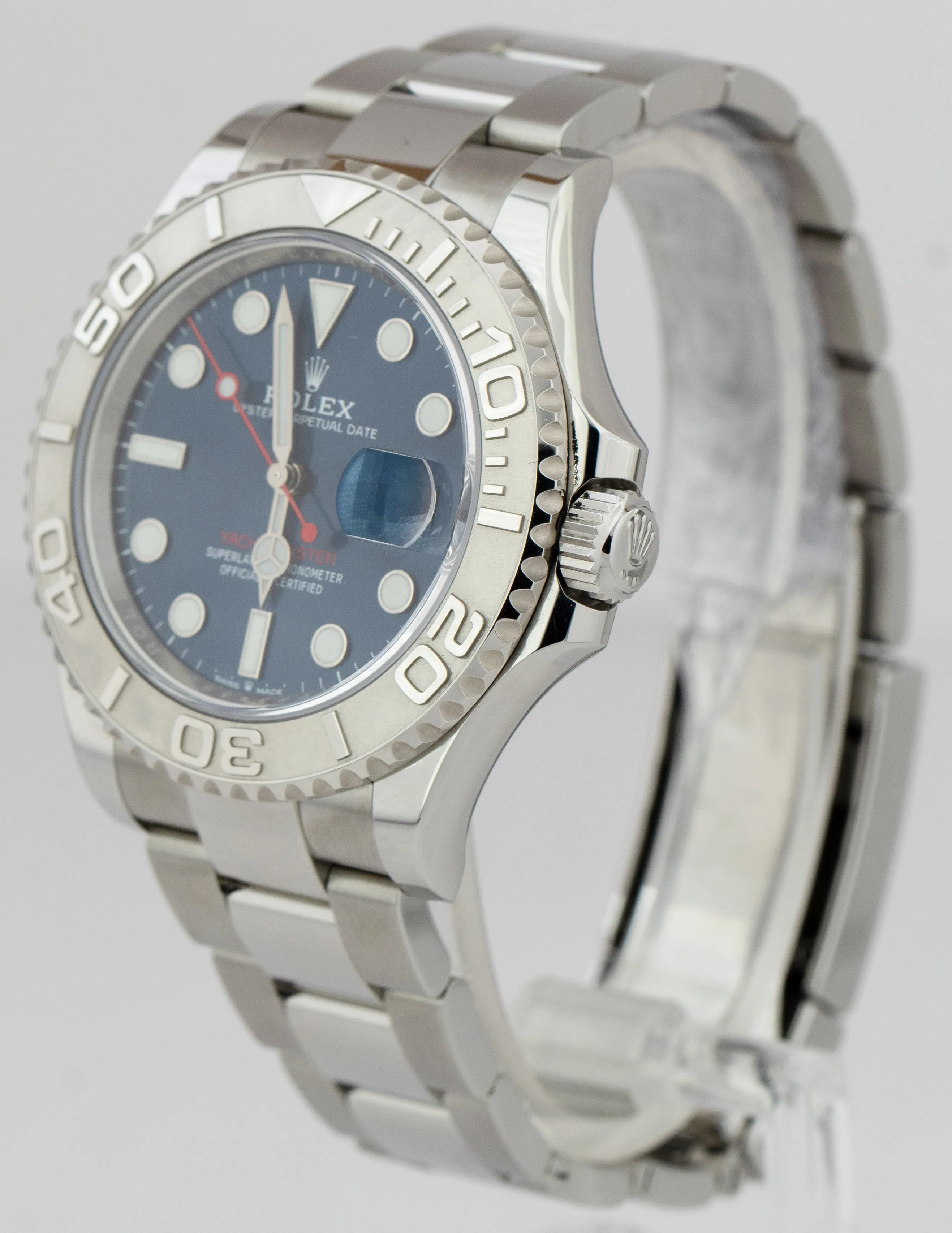 Rolex Yacht-Master 40mm Blue Stainless Steel Oyster Dive Watch 126622 BOX CARD