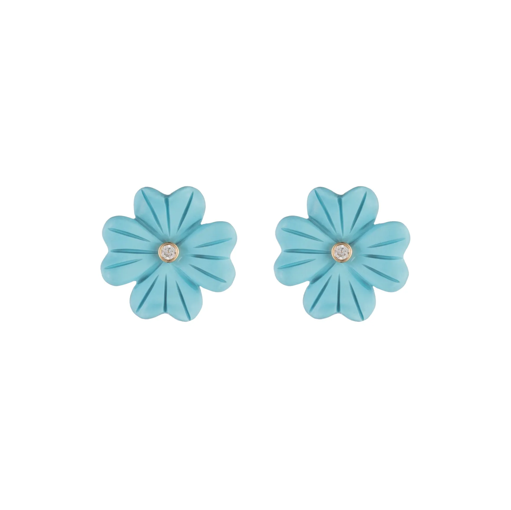 Small Clover Stud Earrings