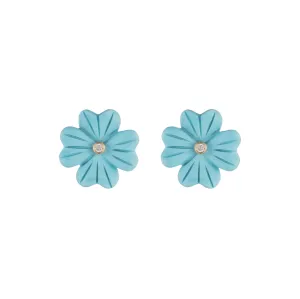 Small Clover Stud Earrings