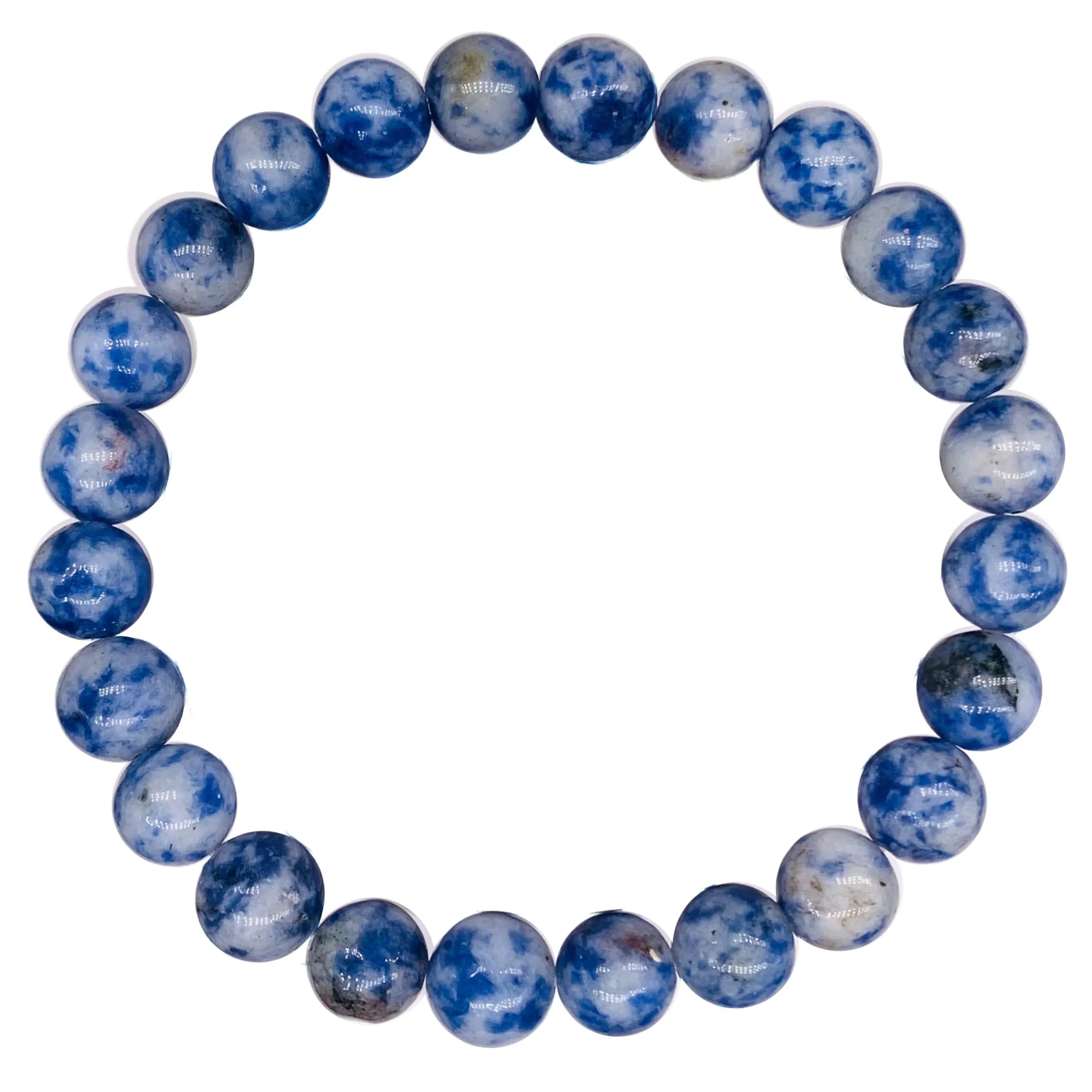 Sodalite Beaded Crystal Bracelet