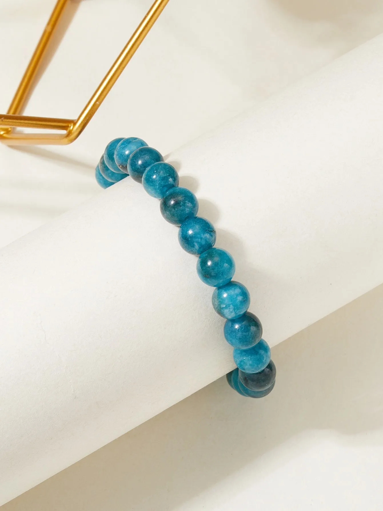 Space Blue Stone Beaded Bracelet Bead-string Bracelet Jewelry Accessory for