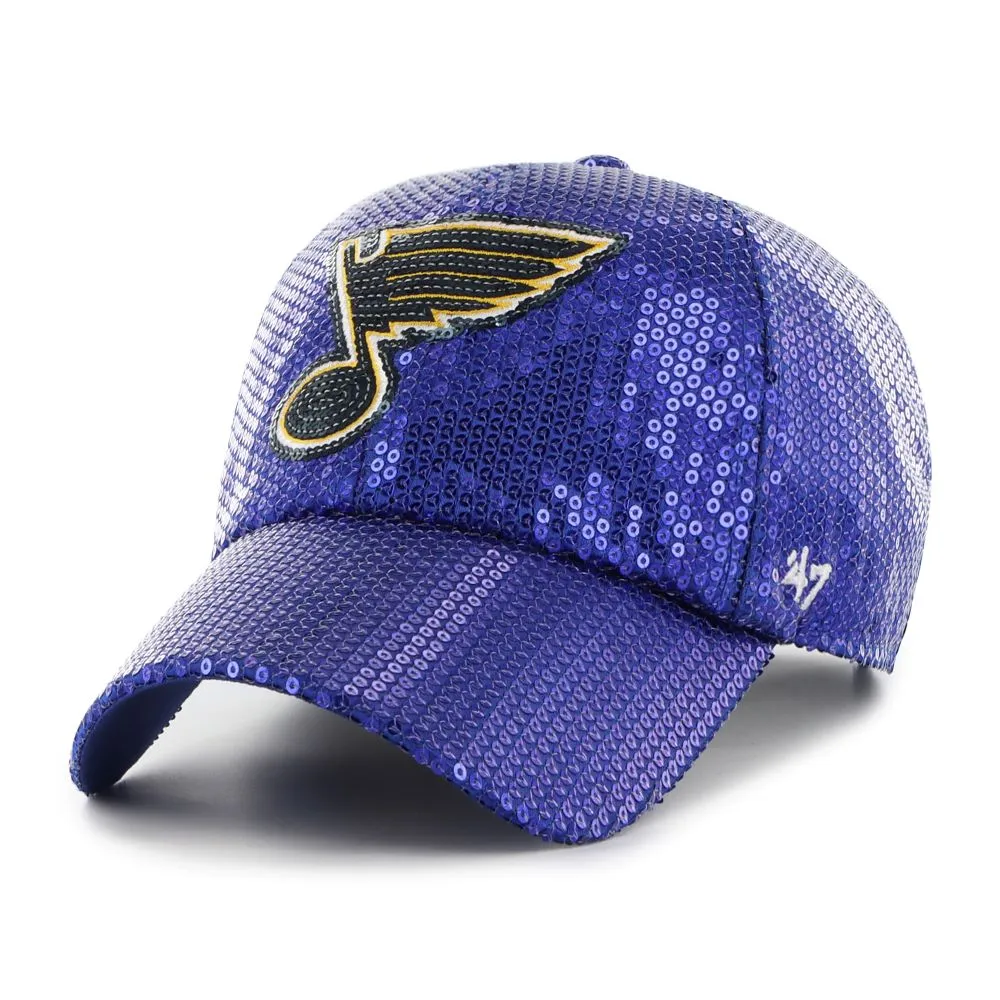 ST. LOUIS BLUES ’47 LADIES NOTE DAZZLE STRAPBACK - ROYAL