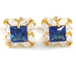 Stylish Royal Blue Sapphire Cufflinks