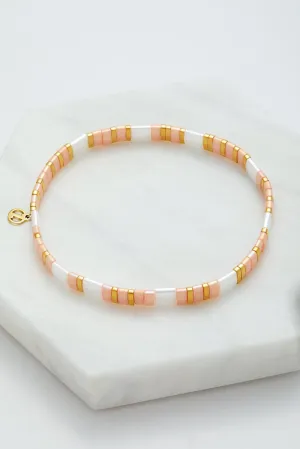 Tile Bracelet - Pink