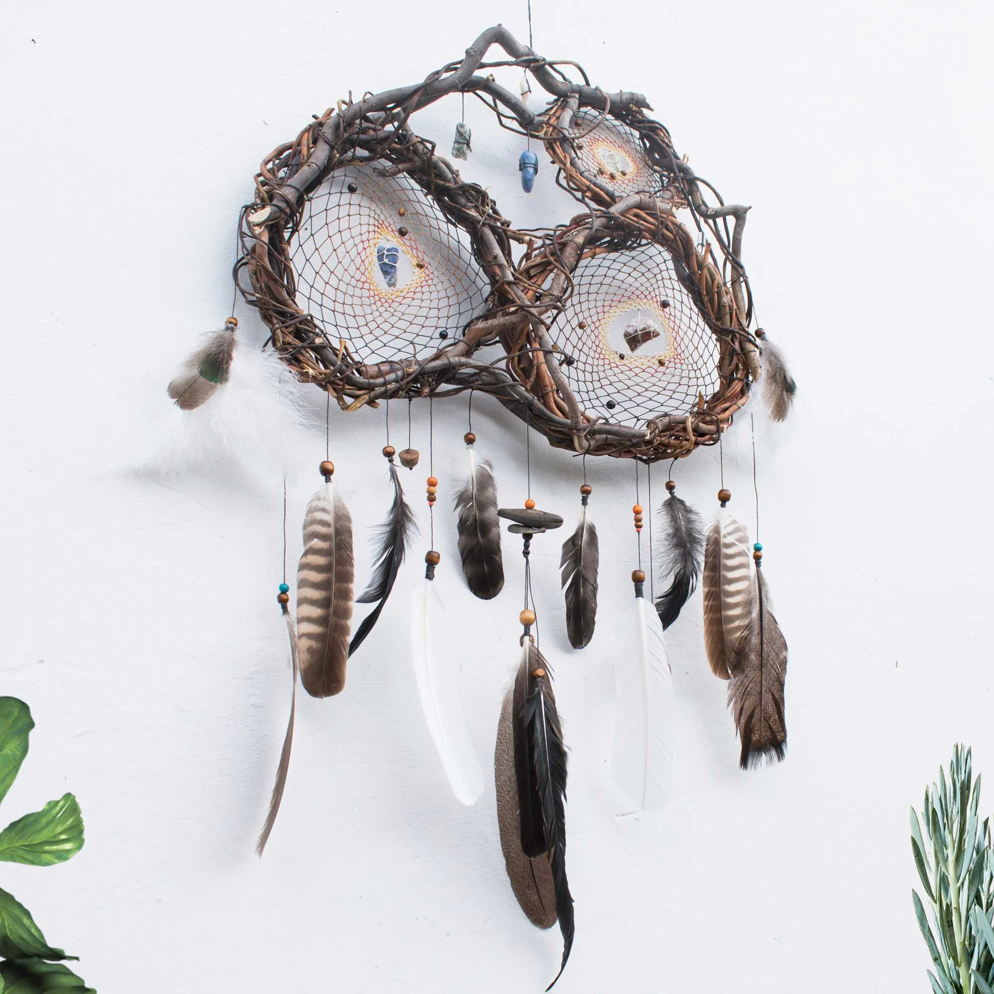 Unique dream catcher, Native american shield for nightmares