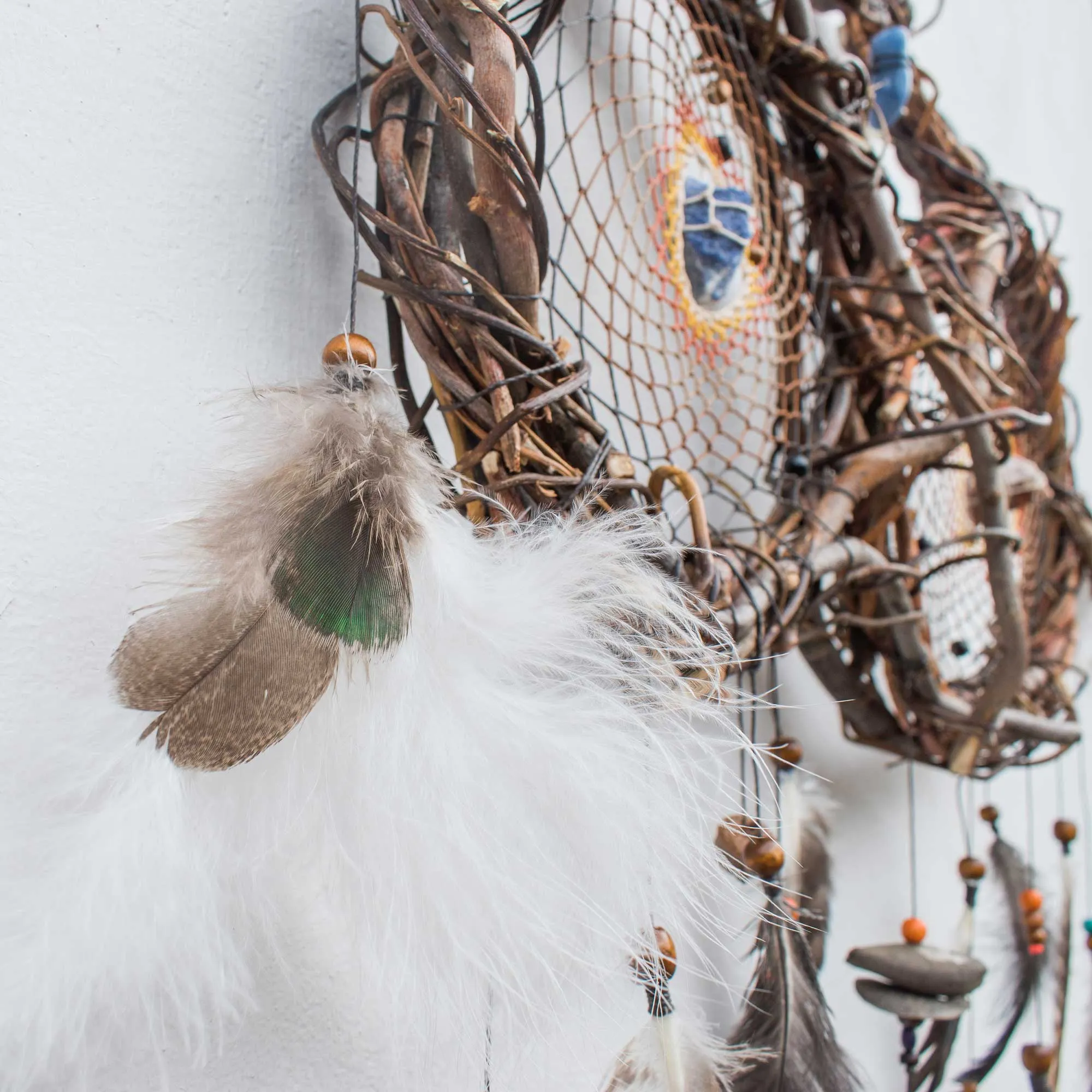 Unique dream catcher, Native american shield for nightmares