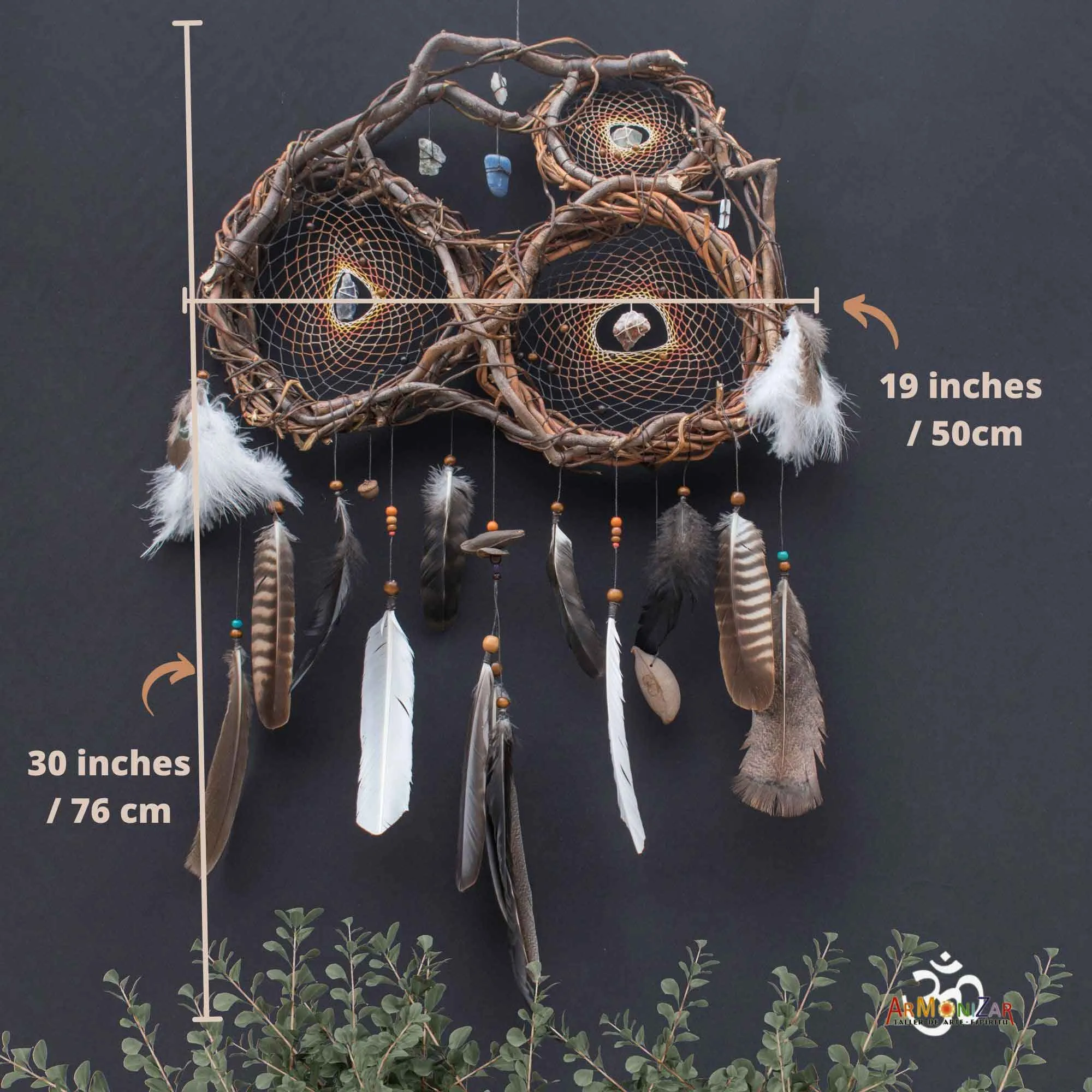 Unique dream catcher, Native american shield for nightmares