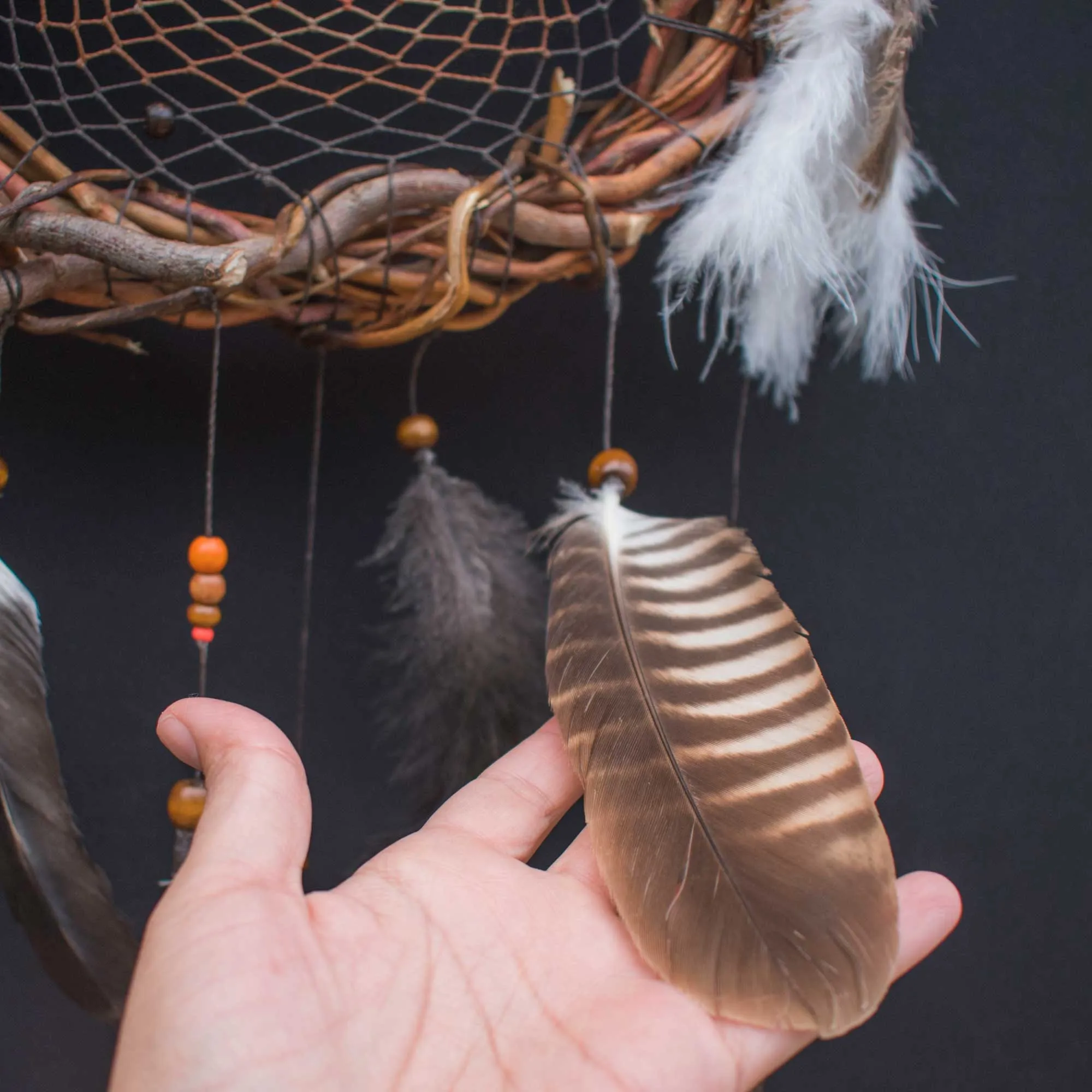 Unique dream catcher, Native american shield for nightmares